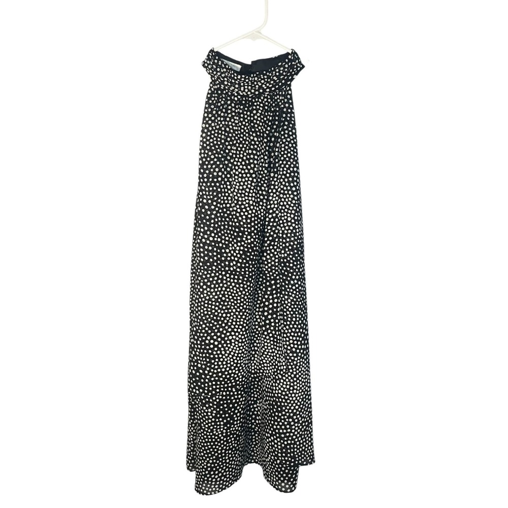 London Times NWT Women's Sleeveless Lined Dress Knee‎ Length 8 Polka Dot